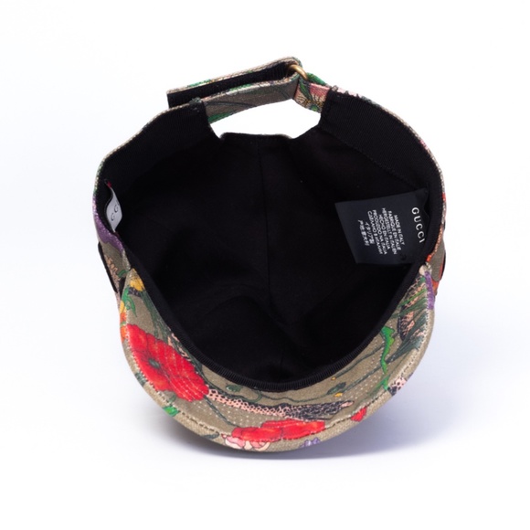 GUCCI HAT M BASEBALL PENCE FLORA SNA - Picture 4 of 6